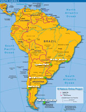 South America Map