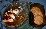 Cream Cheese with Red Pepper Ancho Chili Jam
