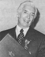 Bill Berry St. Olav medal from Norway 1977